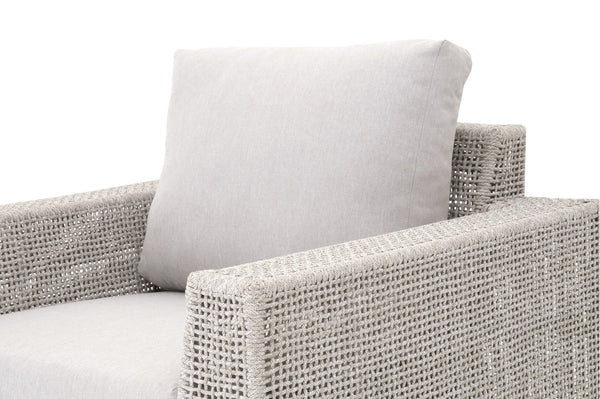 Essentials for Living Woven Tropez Outdoor Sofa Chair 6843-1.WTA/PUM/GT