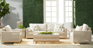 Essentials for Living Woven Tropez Outdoor Sofa Chair 6843-1.WTA/PUM/GT