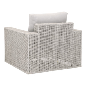 Essentials for Living Woven Tropez Outdoor Swivel Rocker Sofa Chair 6843-1SRCK.WTA/PUM