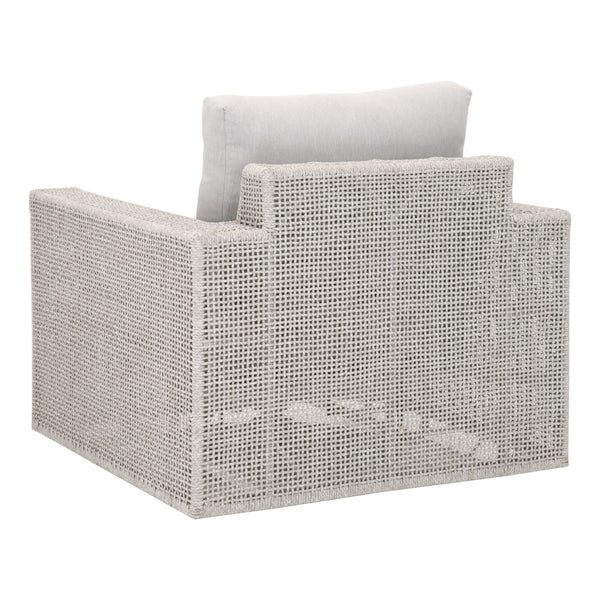 Essentials for Living Woven Tropez Outdoor Swivel Rocker Sofa Chair 6843-1SRCK.WTA/PUM