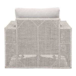 Essentials for Living Woven Tropez Outdoor Swivel Rocker Sofa Chair 6843-1SRCK.WTA/PUM