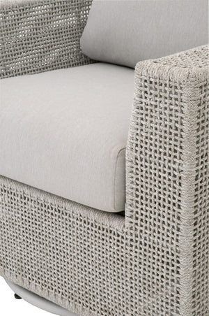 Essentials for Living Woven Tropez Outdoor Swivel Rocker Sofa Chair 6843-1SRCK.WTA/PUM