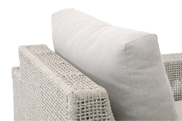 Essentials for Living Woven Tropez Outdoor Swivel Rocker Sofa Chair 6843-1SRCK.WTA/PUM