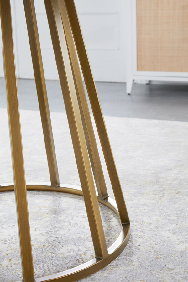 Essentials for Living Traditions Turino Round Dining Table Base 6060.BGLD