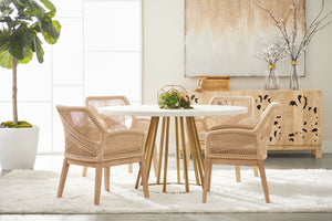 Essentials for Living Traditions Turino Round Dining Table Base 6060.BGLD