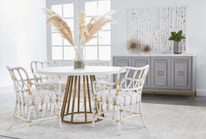 Essentials for Living Traditions Turino Round Dining Table Base 6060.BGLD