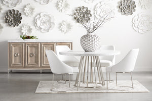 Essentials for Living Traditions Turino Round Dining Table Base 6060.BSTL