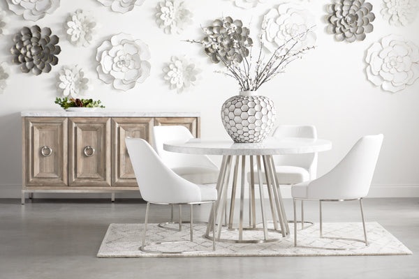 Essentials for Living Traditions Turino Round Dining Table Base 6060.BSTL