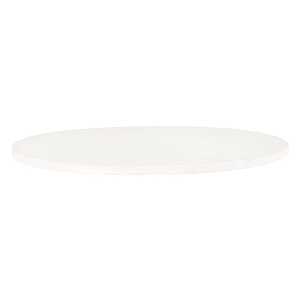 Essentials for Living Traditions Turino 54" Round Dining Table Concrete Top 6059.CON-WHT