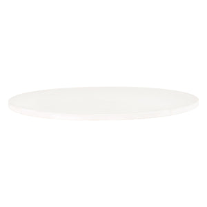 Essentials for Living Traditions Turino 54" Round Dining Table Concrete Top 6059.CON-WHT