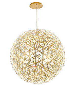 Bethel gold LED Chandelier in Stainless Steel