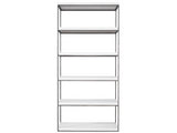 Universal Furniture Modern Farmhouse Braxton Etagere U011A850-UNIVERSAL