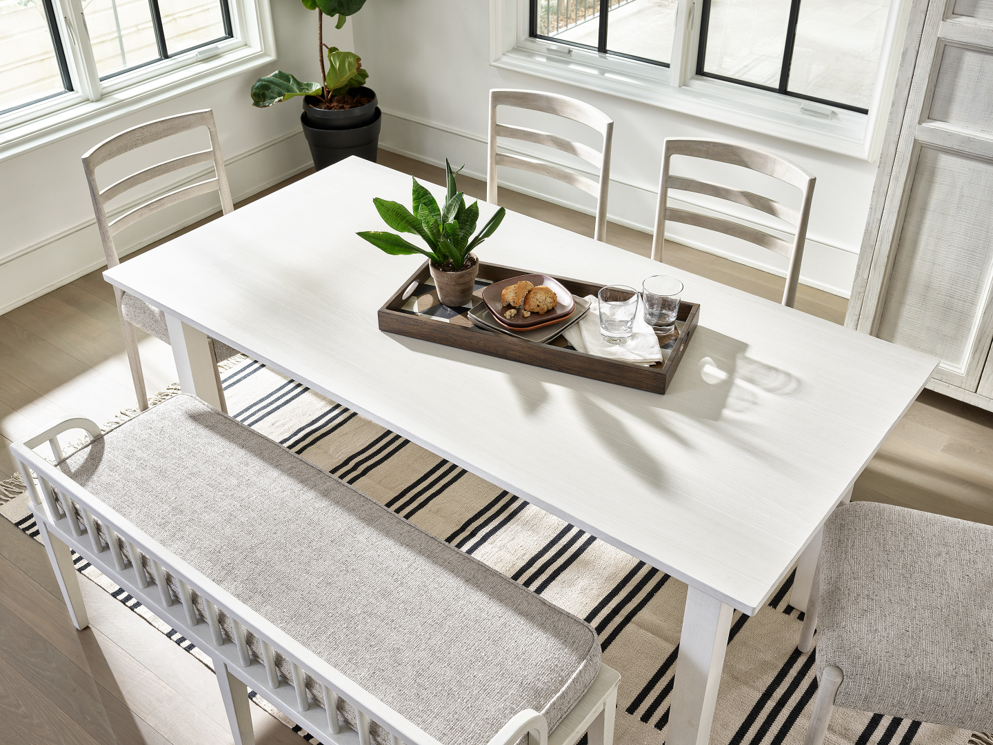 Universal Furniture Finn Dining Bench - Thumbnail 3