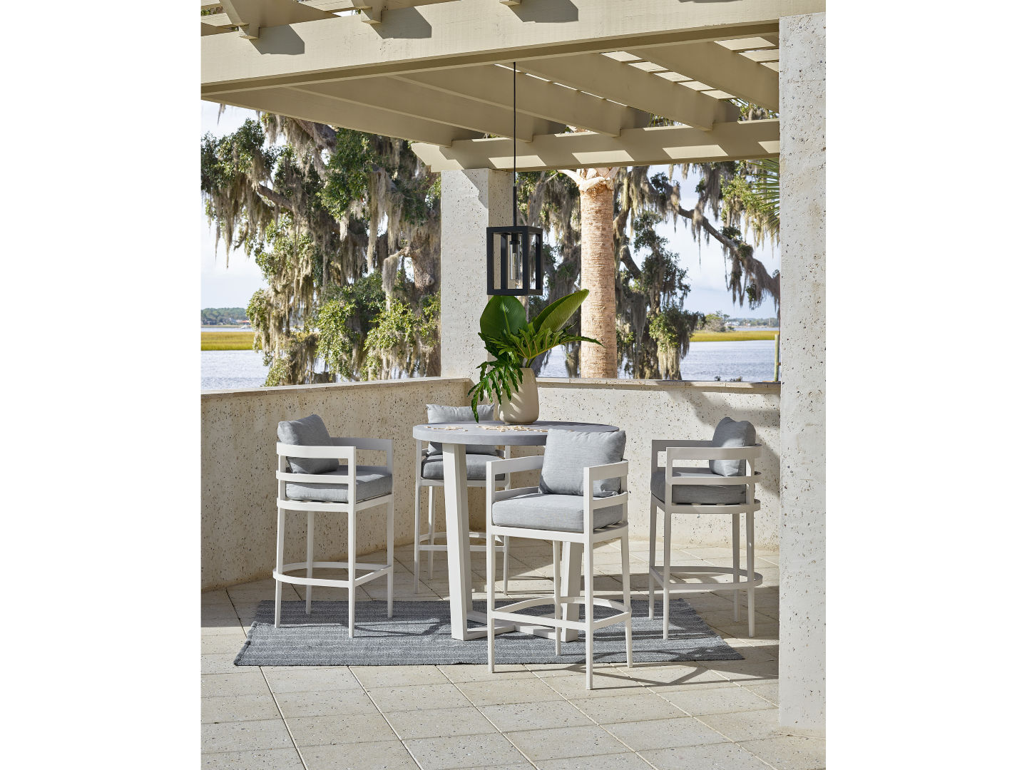 Universal Furniture Coastal Living Outdoor South Beach Bar Chair - Thumbnail 2
