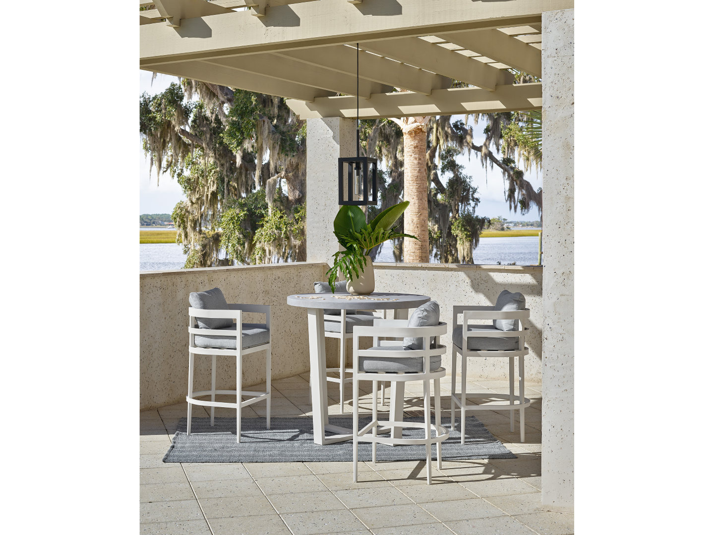 Universal Furniture Coastal Living Outdoor South Beach Bar Chair - Thumbnail 3