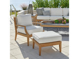 Universal Furniture Coastal Living Outdoor Chesapeake Ottoman U012504-UNIVERSAL