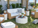 Universal Furniture Coastal Living Outdoor Geneva Cast Concrete Cocktail Table U012839-UNIVERSAL