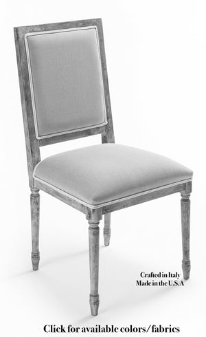 Square Back S/Chair - Sim Stucco - Charcoal