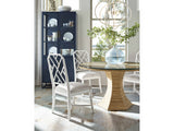 Universal Furniture Coastal Living Getaway Nantucket Round Dining Table w/Glass Top U033E654-UNIVERSAL