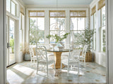 Universal Furniture Coastal Living Getaway Nantucket Round Dining Table w/Glass Top U033E654-UNIVERSAL