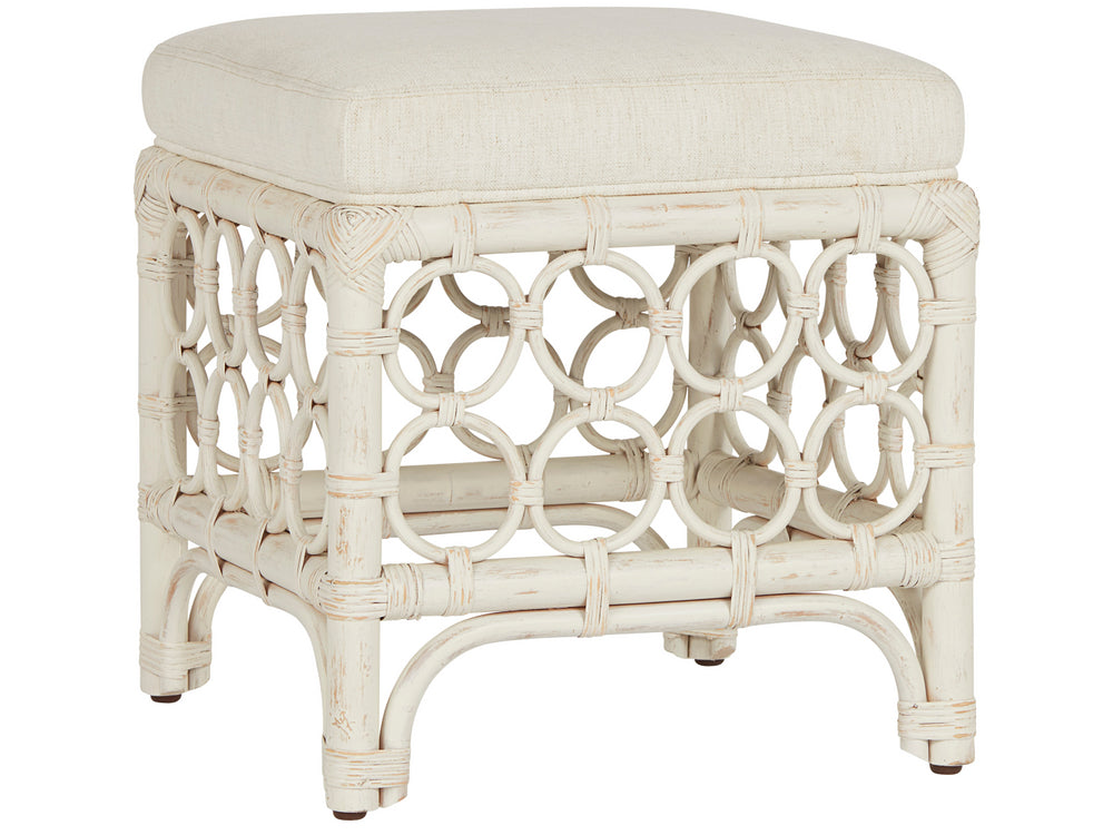Universal Furniture Coastal Living Getaway Rattan Stool U033D830-UNIVERSAL