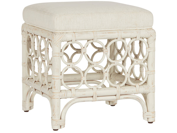 Universal Furniture Coastal Living Getaway Rattan Stool U033D830-UNIVERSAL