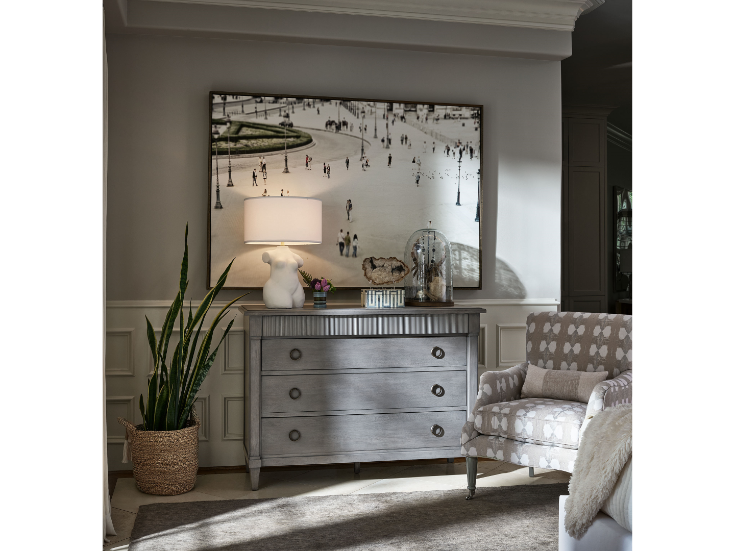 Universal Furniture Past Forward Single Dresser - Thumbnail 3