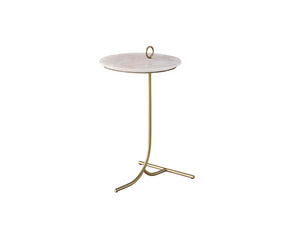 Universal Furniture Miranda Kerr Home - Tranquility Rose Quartz Accent Table U195812A-UNIVERSAL