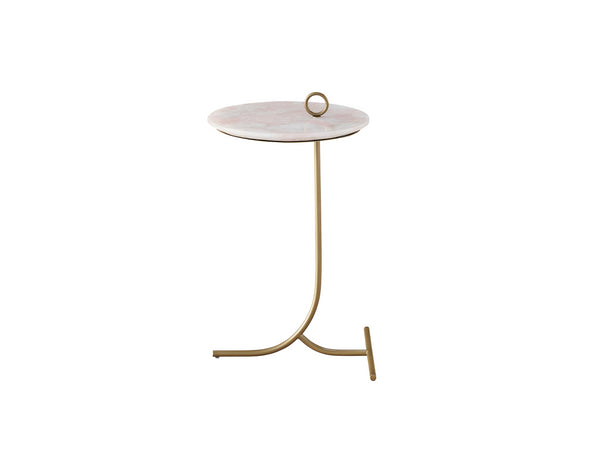 Universal Furniture Miranda Kerr Home - Tranquility Rose Quartz Accent Table U195812A-UNIVERSAL