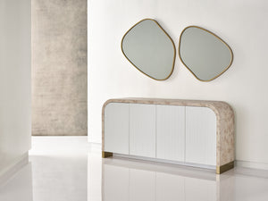 Universal Furniture Miranda Kerr Home - Tranquility Gallett Accent Mirror Large U19502M-L-UNIVERSAL