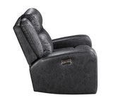 New Classic Furniture Atticus Glider Recliner Charcoal U2413-13-CHR