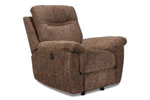 New Classic Furniture Sheffield Glider Recliner with Power Footrest Latte U2432-13P1-LAT