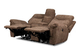 New Classic Furniture Sheffield Console Loveseat with Power Footrest Latte U2432-25P1-LAT