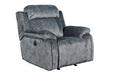 New Classic Furniture Tango Glider Recliner with Power Footrest Shadow U396-13P1-SHW
