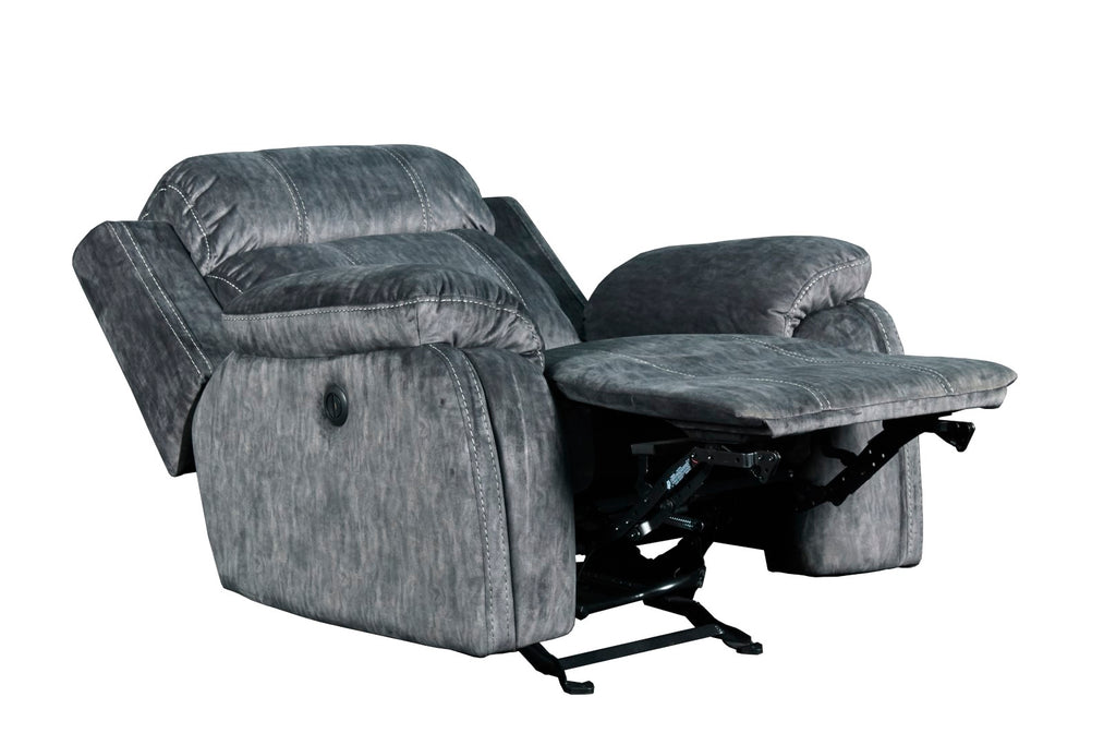 New Classic Furniture Tango Glider Recliner with Power Footrest Shadow U396-13P1-SHW
