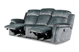 New Classic Furniture Tango Dual Recliner Sofa with Power Footrest Shadow U396-30P1-SHW