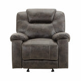 New Classic Furniture Anton Glider Recliner with Power Footrest Chocolate U4136-13P1-CHC