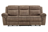 New Classic Furniture Harley Sofa with Power Footrest Lt Bwn U4220-30P1-LBW