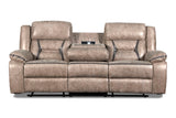 New Classic Furniture Roswell Dual Recliner Sofa Pewter U4227-30-PTR