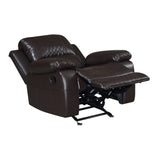 New Classic Furniture Madigan Glider Recliner Brown U6042-13-BRN