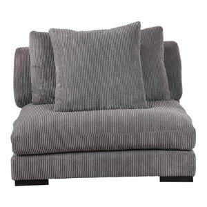 Moe's Home Tumble Slipper Chair Charcoal