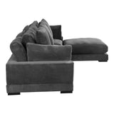 Moe's Home Tumble Lounge Modular Sectional Charcoal