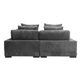 Moe's Home Tumble Nook Modular Sectional Charcoal