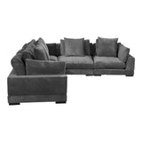 Moe's Home Tumble Classic L Modular Sectional Charcoal