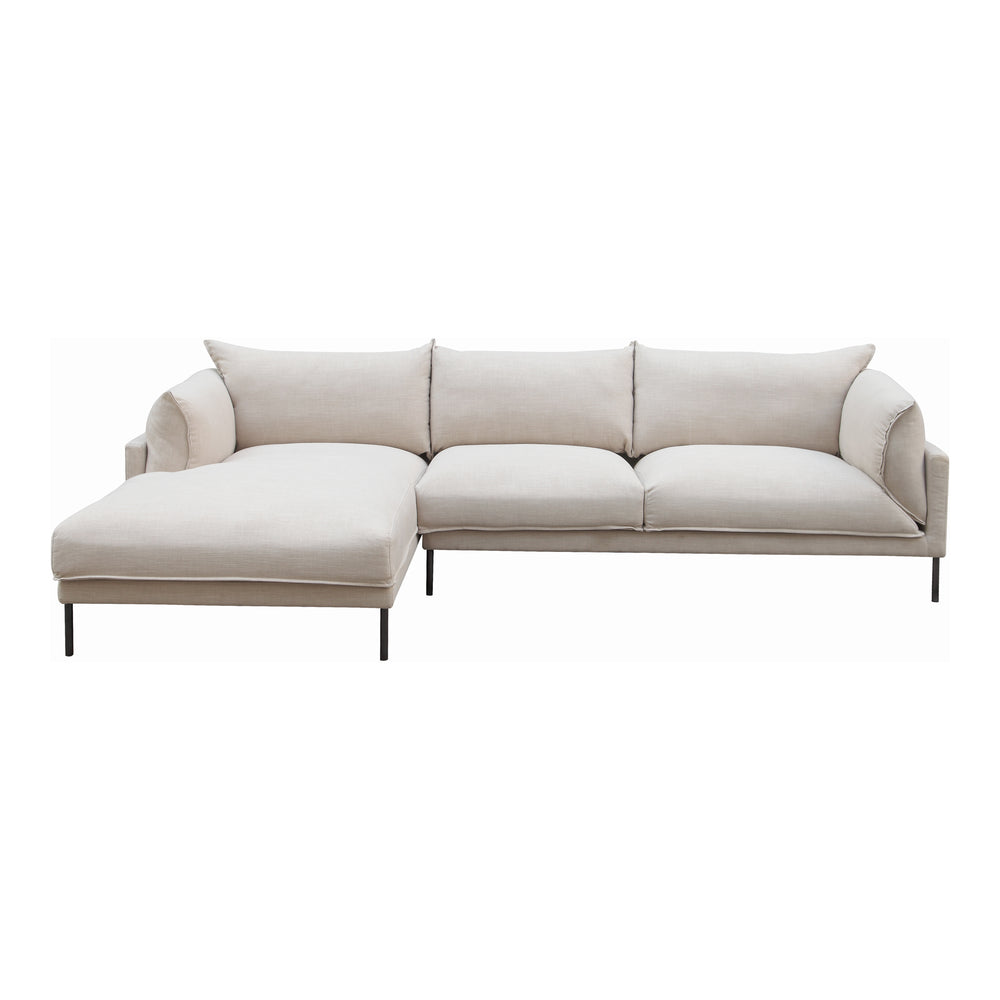 Moe's Home Jamara Sectional Light Grey - Left