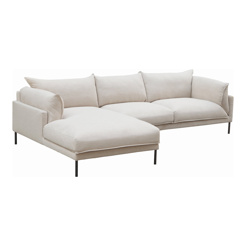 Moe's Home Jamara Sectional Light Grey - Left