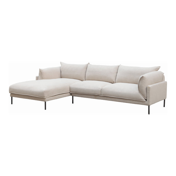 Moe's Home Jamara Sectional Light Grey - Left