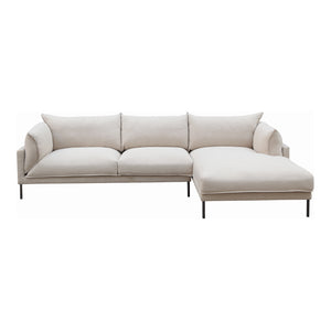 Moe's Home Jamara Sectional Light Grey - Right