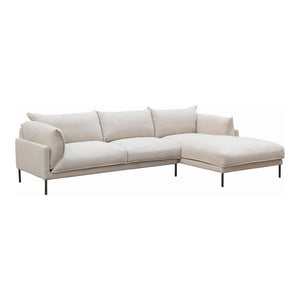 Moe's Home Jamara Sectional Light Grey - Right