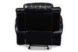 New Classic Furniture Flynn Glider Recliner Black UC2177-13-PBK